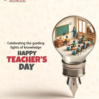 🎓✨ Happy Teacher’s Day!
At ASB, we believe teachers don’t just share knowledge—they ignite ambition, shape character, and guide students to become leaders of tomorrow. 🌟📚
Today, we honor the mentors who transform knowledge into wisdom and dreams into reality. 🙏❤️
📞 72079 39934
📧 info@theasb.in
🌐 www.asb.org.in
#HappyTeachersDay #ASB #AshokaSchoolOfBusiness #FutureLeaders #InspiringMinds #GuidingLights #BusinessEducation #MentorsMatter #RespectTeachers #LeadershipJourney #DreamsIntoReality #KnowledgeIsPower #TeacherInspiration #MBAEducation #EducationMatters #BusinessSchool #LifeLessons #TeacherAppreciation #InspirationEveryday #GratitudePost #LeadershipDevelopment #LearningNeverStops #StudentsLife