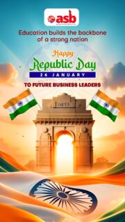 Happy Republic Day! 🎓
Wishing a bright future to our aspiring business leaders! 🌟 Education builds the backbone of a strong and prosperous nation 📚💼. Let’s celebrate knowledge, growth, and the spirit of learning together! ✨
📞 72079 39934 | 📧 info@theasb.in
🌐 www.asb.org.in
📍 NH65, near Ramoji Film City, Toopranpet, Hyderabad, Telangana 508252
#AshokaSchoolOfBusiness #RepublicDay2026 #FutureLeaders #EducationMatters #StrongNation #BusinessLeaders #LearningForLife #StudentSuccess #KnowledgeIsPower #InspiringMinds