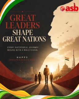 ✨ Happy Independence Day! ✨

Great leaders shape great nations, and every successful journey begins with a bold vision. 🌟📚

This Independence Day, let’s celebrate the spirit of leadership, courage, and ambition that inspires us to dream bigger and build a brighter future for India. 🚀

At Ashoka School of Business, we believe in empowering future leaders with the knowledge, vision, and confidence to make a meaningful impact. 🎓💼

Let’s learn, lead, and shape the future together! ✨

📞 +91 72079 39934
📧 info@theasb.in
🌐 www.asb.org.in

#HappyIndependenceDay #IndependenceDay #AshokaSchoolOfBusiness #ASB #FutureLeaders #Leadership #LeadershipDevelopment #BusinessEducation #FutureReady #ProudToBeIndian #India #NationBuilding