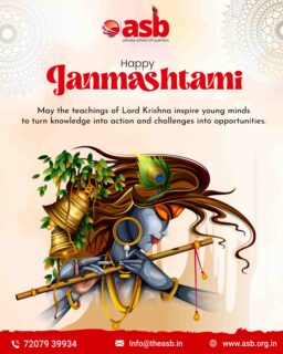 🦚💙✨ Happy Janmashtami! ✨💙🦚
May the teachings of Lord Krishna inspire young minds to transform knowledge into action, challenges into opportunities, and dreams into meaningful achievements. 🙏📚🌟
At Ashoka School of Business, we believe that true learning goes beyond the classroom—it builds confidence, inspires leadership, and prepares future professionals to make an impact. 🎓💼🚀
🌿 Learn with Purpose. Lead with Wisdom. Grow with Confidence. ✨
Wishing everyone a joyful, inspiring, and blessed Krishna Janmashtami! 🙏💙🦚
📞 +91 72079 39934
📧 info@theasb.in
🌐 www.asb.org.in
#HappyJanmashtami #KrishnaJanmashtami #LordKrishna #KrishnaBlessings #AshokaSchoolOfBusiness #ASB #BusinessEducation #Leadership #FutureLeaders #YoungMinds #KnowledgeToAction #CareerGrowth #ManagementEducation #LearningWithPurpose #SuccessJourney