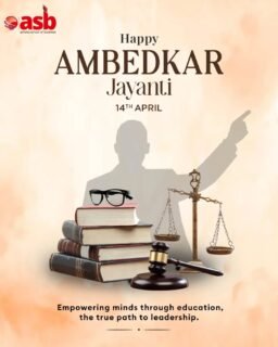 🎓✨ Celebrating the vision of empowerment this Ambedkar Jayanti!

At ASB – Ashoka School of Business, we believe education is the foundation of true leadership. 💼📘 

Inspired by Dr. B.R. Ambedkar, we are committed to shaping future leaders who think critically, lead ethically, and drive change. 🌍🚀

Empowering minds today for a stronger tomorrow. 💙

📞 72079 39934 | 📧 info@theasb.in
🌐 www.asb.org.in
📍 NH65, near Ramoji Film City, Toopranpet, Hyderabad, Telangana 508252

#HappyAmbedkarJayanti #ASB #AshokaSchoolOfBusiness #FutureLeaders #EmpowerThroughEducation