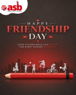 🎓🤝 Celebrate the friendships that make every lesson meaningful and every campus moment brighter this Friendship Day with Ashoka School of Business!
Good friends encourage us to dream bigger, overcome challenges, share new ideas, and grow with confidence. From classroom discussions and group projects to celebrations and unforgettable experiences, friendship makes the learning journey truly special. 📚✨
This Friendship Day, cherish the friends who support your ambitions and stand beside you at every milestone. ASB wishes everyone lasting bonds, joyful memories, and a future filled with success! ❤️🌟
📞 +91 72079 39934
📧 info@theasb.in
🌐 www.asb.org.in
#HappyFriendshipDay #AshokaSchoolOfBusiness #ASB #FriendshipDay2026 #CampusLife #StudentLife #BusinessEducation #FutureLeaders #LearningTogether #FriendsForLife #CollegeMemories #CareerGrowth #ManagementEducation #CelebrateFriendship #StrongerTogether